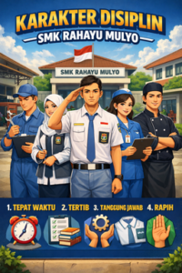 Karakter Disiplin SMK rahayu mulyo