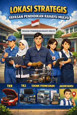 SMP SMK Rahayu Mulyo Lokasi Strategis