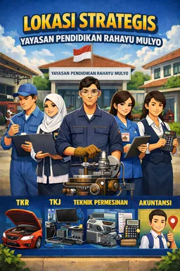 SMP SMK Rahayu Mulyo Lokasi Strategis