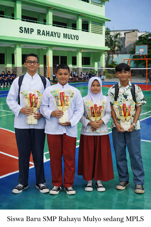 Siswa baru SMP Rahayu Mulyo