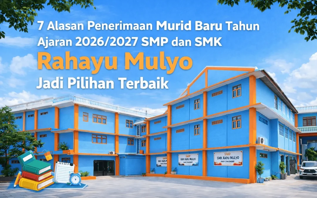 7 Alasan Penerimaan Murid Baru Tahun Ajaran 2026/2027 SMP dan SMK Rahayu Mulyo Jadi Pilihan Terbaik